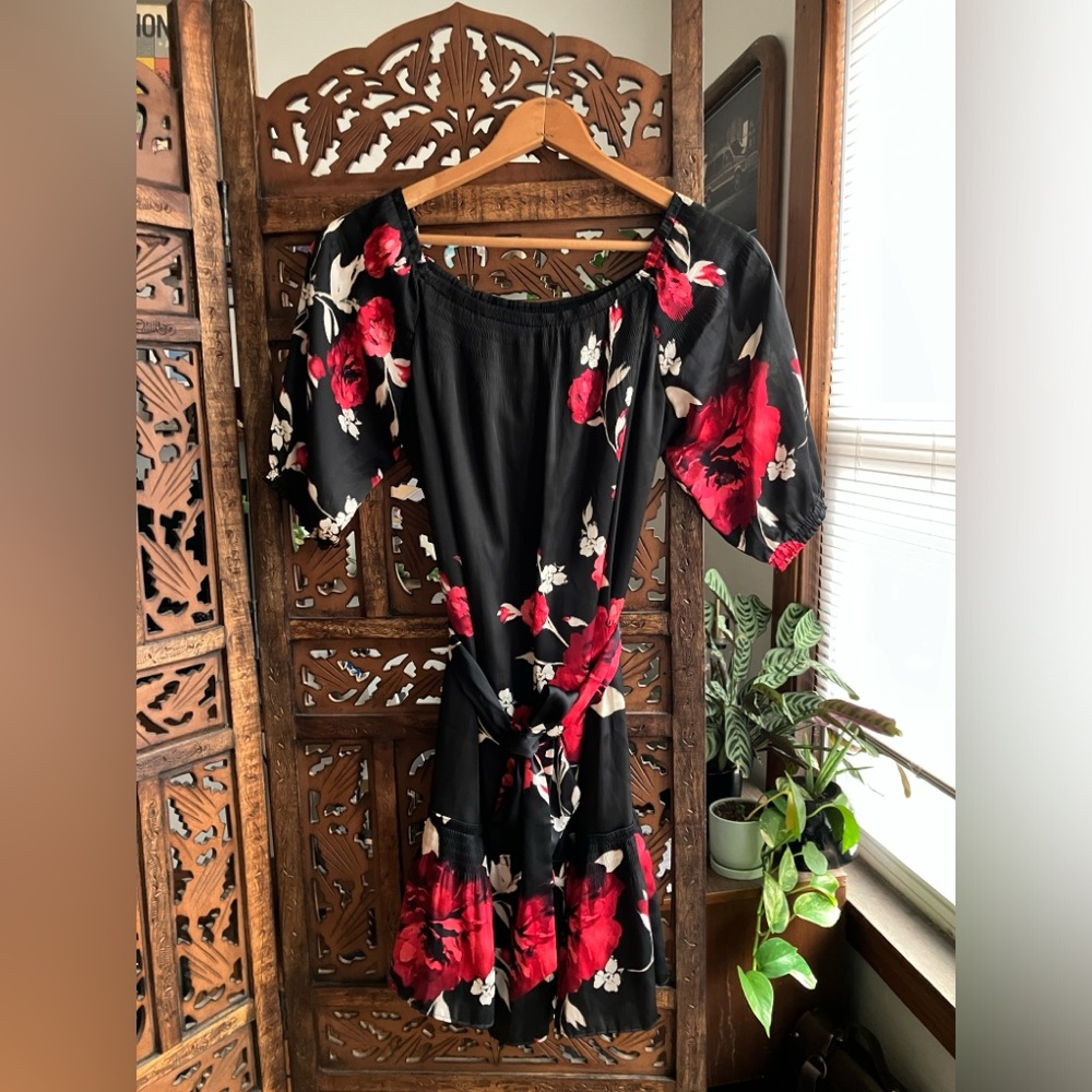 Floral mini dress